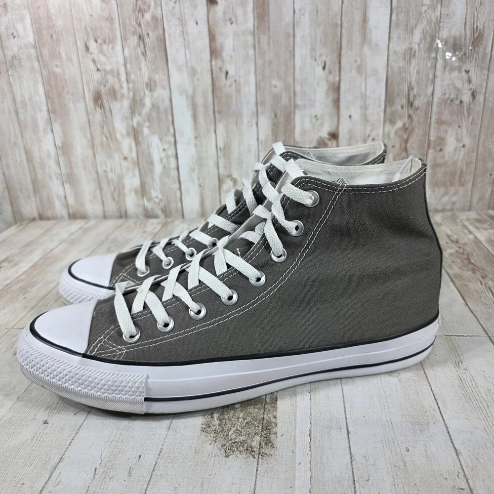 Converse Chuck Taylor All Star High Top Charcoal Gray Mens 11 1J793 Sneaker